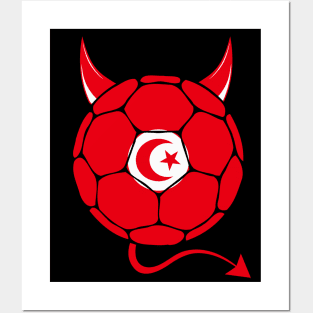 Tunisia Football Halloween Posters and Art